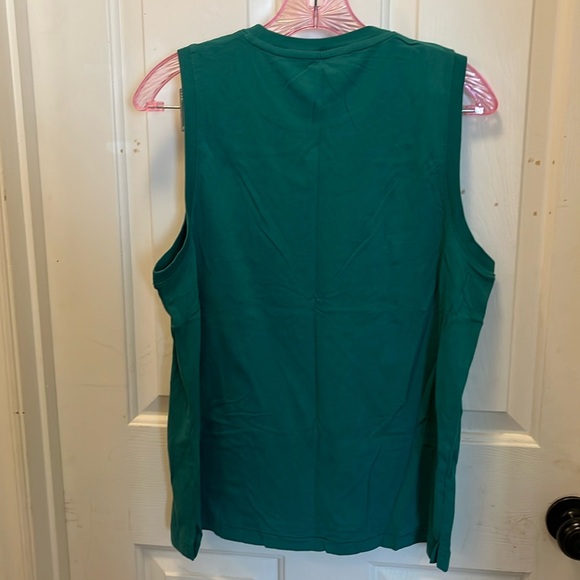 Fabletics NWT Cotton Tank - Fairway Green - Medium - Picture 4 of 8